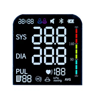 Pozitiven transmisivni HTN LCD zaslon